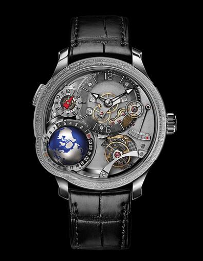 Greubel Forsey GMT Earth White gold Replica Watch